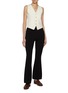 Figure View - Click To Enlarge - CRUSH COLLECTION - High Rise Flared Pants