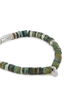 Detail View - Click To Enlarge - TATEOSSIAN - Moss Agate Beaded Bracelet