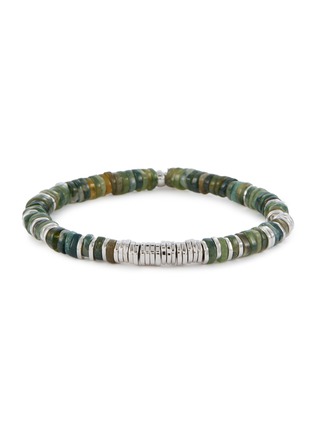 Main View - Click To Enlarge - TATEOSSIAN - Moss Agate Beaded Bracelet