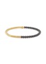 Main View - Click To Enlarge - TATEOSSIAN - Titanium Plated Sterling Silver Gold Disc Beaded Bracelet