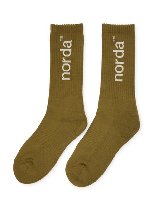 Main View - Click To Enlarge - NORDA - Graphic Cotton Blend Socks