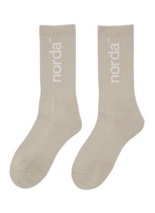 Main View - Click To Enlarge - NORDA - Graphic Lines Socks