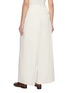 Back View - Click To Enlarge - GIA STUDIOS - Pleated Front Cotton Blend Wide Leg Pants