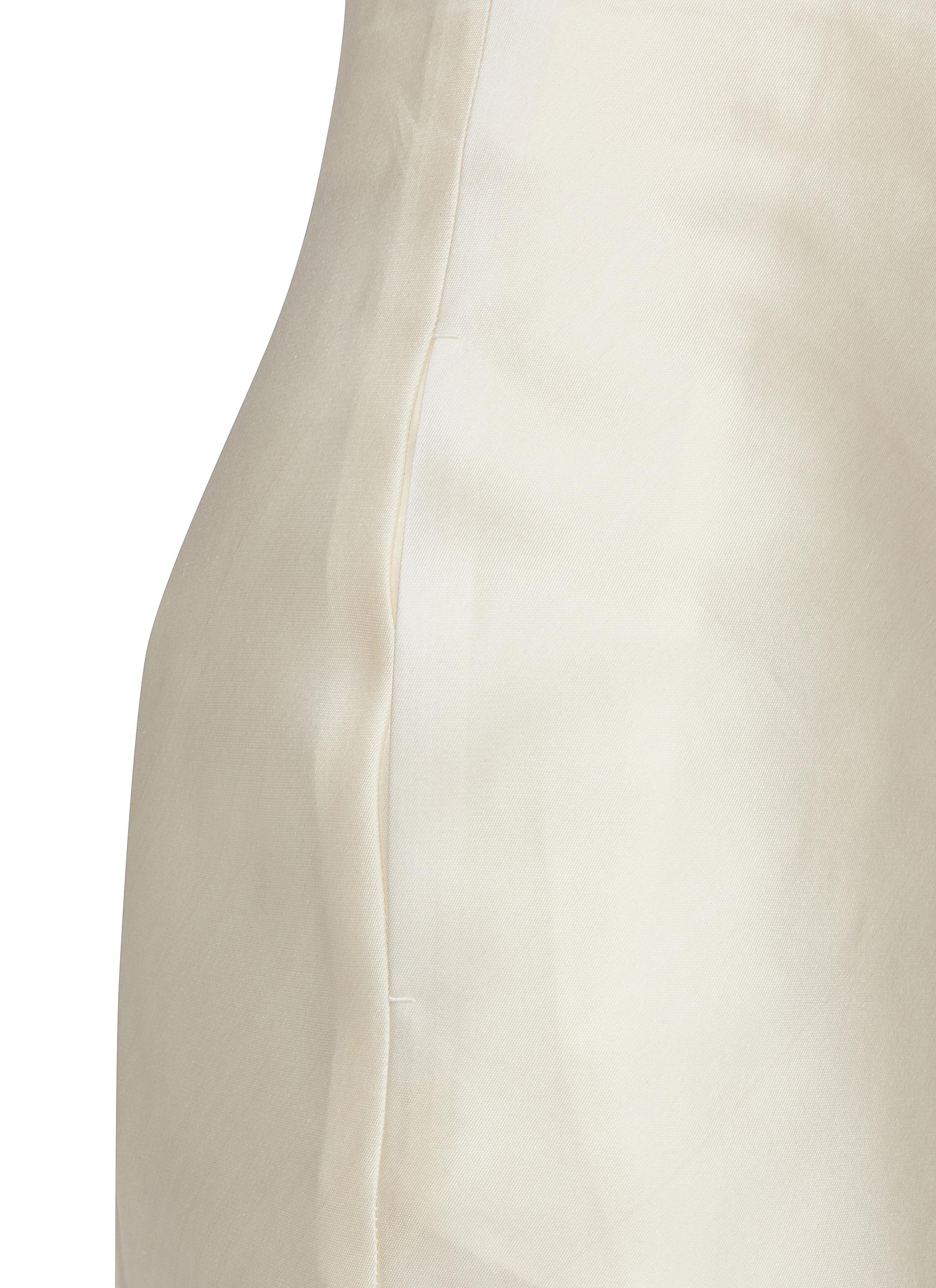 Pleated front Silk Pants - Thumbnail 4