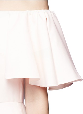 Detail View - Click To Enlarge - VALENTINO GARAVANI - Ruffle Crepe Couture off-shoulder dress