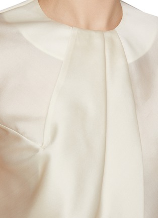  - GIA STUDIOS - Front Sash Silk Blouse