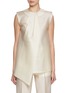 Main View - Click To Enlarge - GIA STUDIOS - Front Sash Silk Blouse