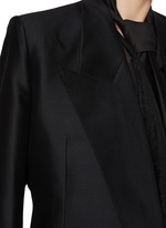 GIA STUDIOS | Peak lapel Wool Silk Blazer And Gilet | Women GIA STUDIOS | Peak lapel Wool Silk Blazer And Gilet | Women