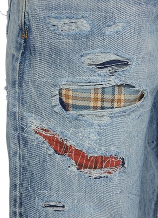  - WASHI - Medium Washed Vintage Patchwork Jeans