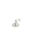 Detail View - Click To Enlarge - TATEOSSIAN - Palladium Plated Base Metal Mother of Pearl Cufflink and Stud Set