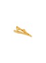 Detail View - Click To Enlarge - TATEOSSIAN - Polished Gold Plated Brass Mother of Pearl Flare Tie Clip