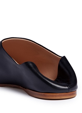 Detail View - Click To Enlarge - ACNE STUDIOS - Leather babouche slides