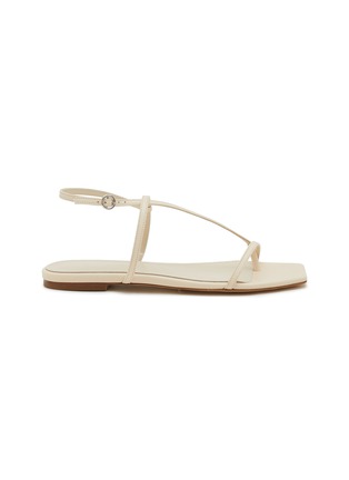 Main View - Click To Enlarge - AEYDE - Ella Leather Flat Sandals