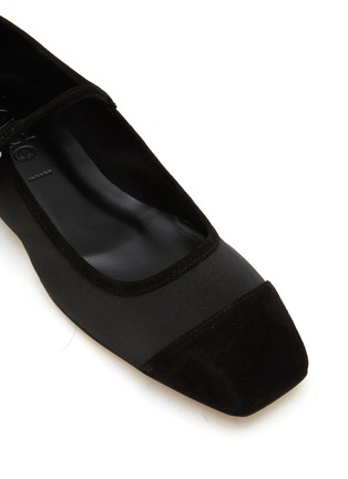 Detail View - Click To Enlarge - AEYDE - Uma Satin Suede Ballerina Shoes