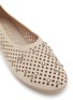 Detail View - Click To Enlarge - PEDRO GARCIA  - Ariane Crystal Studs Suede Ballerina Flats