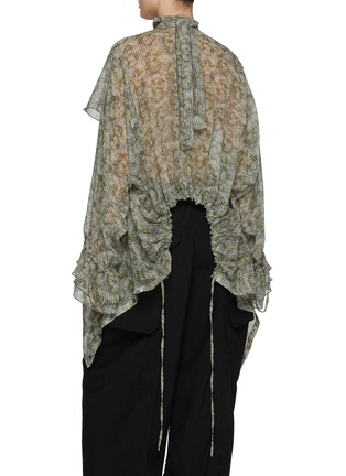 Back View - Click To Enlarge - BEAUTIFUL PEOPLE - Double End Silk Blouse