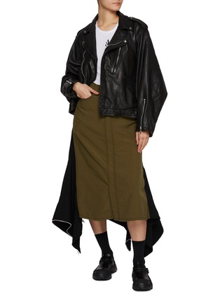 Figure View - Click To Enlarge - BEAUTIFUL PEOPLE - Double-End Wool Skirt