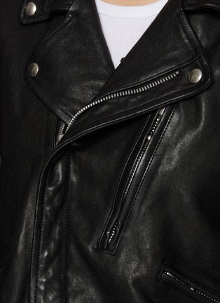  - BEAUTIFUL PEOPLE - Double-End Leather Racing Jacket