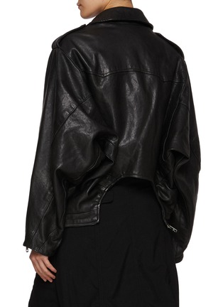 Back View - Click To Enlarge - BEAUTIFUL PEOPLE - Double-End Leather Racing Jacket