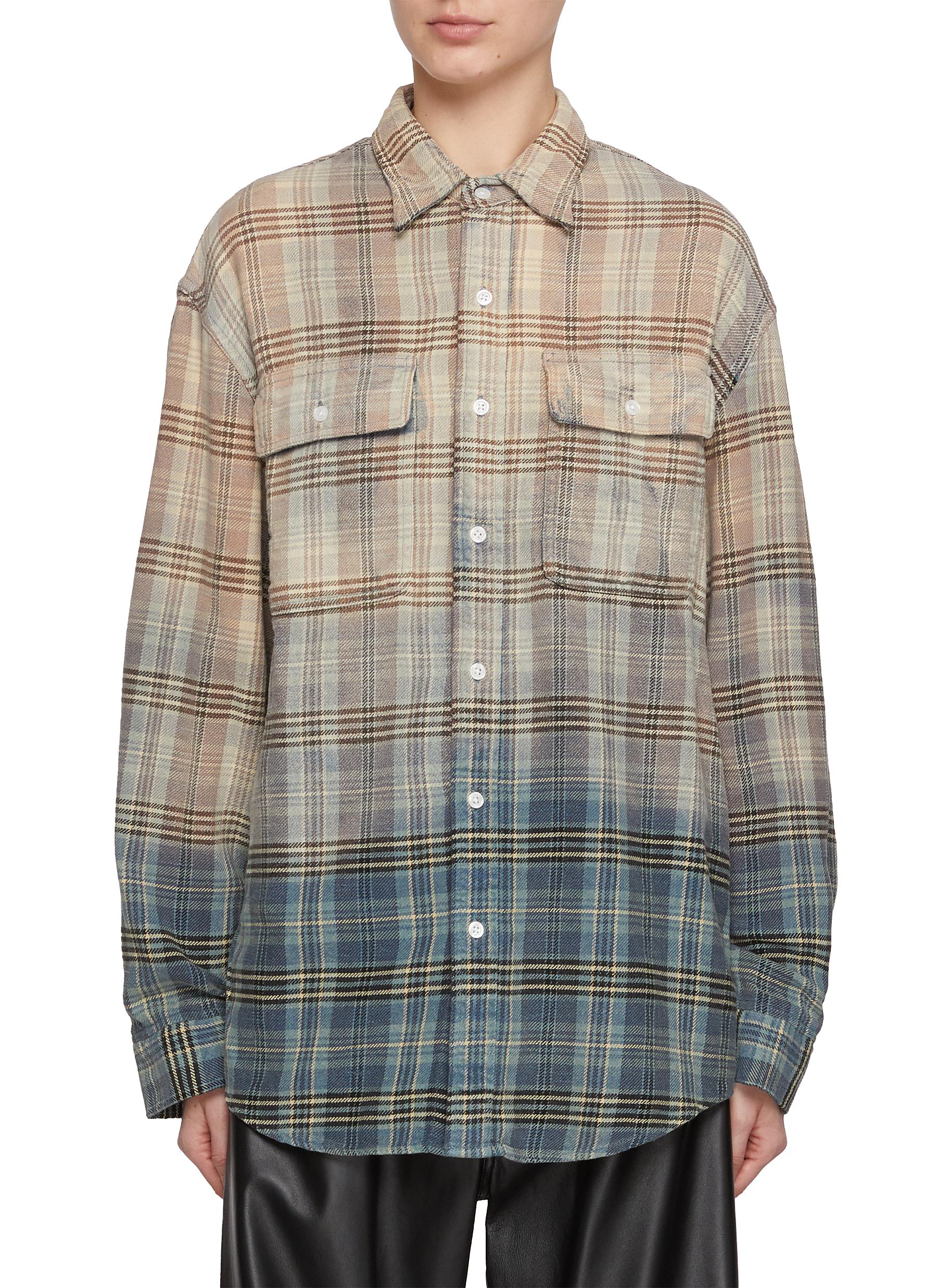 R13 | Gradient Relaxed Cotton Work Shirt | Women | Lane Crawford R13 | Gradient Relaxed Cotton Work Shirt | Women | Lane Crawford