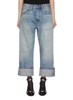R13 | X-BF Turned Up Cuff Light Wash Jeans | Women | Lane