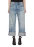 Main View - Click To Enlarge - R13 - X-BF Turned Up Cuff Light Wash Jeans