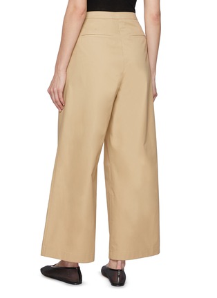 Back View - Click To Enlarge - THE LOOM - Lightweight Tucked Cotton Pants