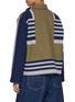 Back View - Click To Enlarge - LILYEVE - Patch Stripe Blanket Cashmere Wool Jacket