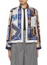 Main View - Click To Enlarge - LILYEVE - Chain Print Silk Jacket