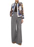 Figure View - Click To Enlarge - LILYEVE - Chain Print Silk Jacket
