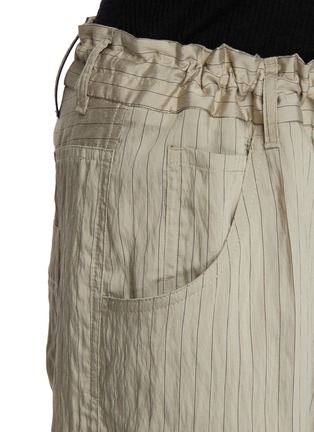  - DARKPARK - Iris Striped Drawstring Paper Bag Pants