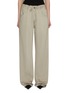 Main View - Click To Enlarge - DARKPARK - Iris Striped Drawstring Paper Bag Pants