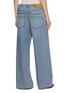 Back View - Click To Enlarge - DARKPARK - Iris Asia Fit Paper Bag Tencel Wide Leg Jeans