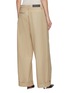 Back View - Click To Enlarge - DARKPARK - Danielle Cuffed Hem Cotton Wide Leg Pants