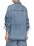 Back View - Click To Enlarge - DARKPARK - Keanu Drawstring Sleeve Long Denim Shirt