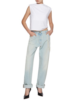 Figure View - Click To Enlarge - DARKPARK - Naomi Chain Boyfriend Jeans