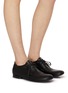 Figure View - Click To Enlarge - UMA WANG - Leather Derby Shoes