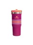 Main View - Click To Enlarge - STANLEY - The Varsity Iceflow™ Flip Straw Tumbler 30 oz — Fucshia Mesh