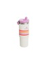 Detail View - Click To Enlarge - STANLEY - The Varsity Iceflow™ Flip Straw Tumbler 30 oz — Cream Lilac Stripe