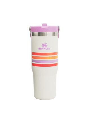 Main View - Click To Enlarge - STANLEY - The Varsity Iceflow™ Flip Straw Tumbler 30 oz — Cream Lilac Stripe