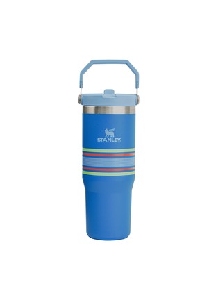 Detail View - Click To Enlarge - STANLEY - The Varsity Iceflow™ Flip Straw Tumbler 30 oz — Azure Mesh