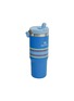 Detail View - Click To Enlarge - STANLEY - The Varsity Iceflow™ Flip Straw Tumbler 30 oz — Azure Mesh