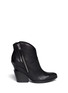 Main View - Click To Enlarge - ASH - 'Lenny' point-toe zip boots