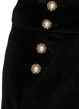  - ALICE & OLIVIA - Donald Velvet Mini Skirt