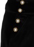  - ALICE & OLIVIA - Donald Velvet Mini Skirt