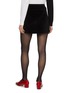 Back View - Click To Enlarge - ALICE & OLIVIA - Donald Velvet Mini Skirt