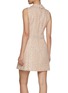 Back View - Click To Enlarge - ALICE & OLIVIA - Ellis Embellished Collar Mini Dress