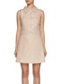 Main View - Click To Enlarge - ALICE & OLIVIA - Ellis Embellished Collar Mini Dress