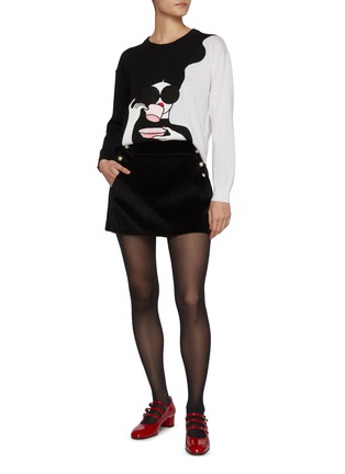 Figure View - Click To Enlarge - ALICE & OLIVIA - Gleeson Stace Face Sweater