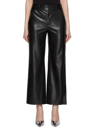 Main View - Click To Enlarge - ALICE & OLIVIA - Alexander Vegan Leather Pants